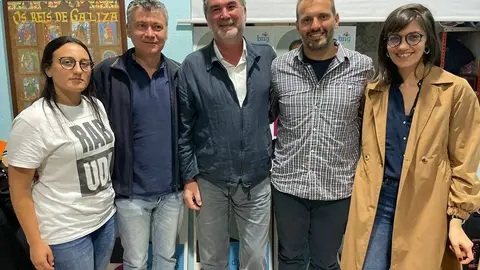 Marta Joga, Manuel Pozo, Anxo Quintana, Camilo Vila e Alba Feix&oacute;o.