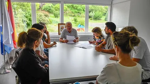 Pleno extraordinario celebrado este mi&eacute;rcoles en el Concello de Vilar de Santos. | FOTO: Noelia Caseiro.