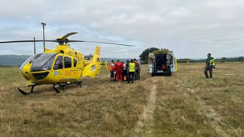 Aunque se moviliz&oacute; el helic&oacute;ptero medicalizado, no lleg&oacute; a trasladar al malogrado var&oacute;n.