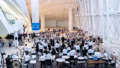 Actuaci&oacute;n dunha banda en anteriores edici&oacute;ns do festival que se celebra na Cidade da Cultura de Santiago.
