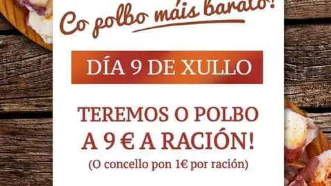 Cartel da feira de Vilar de Barrio.