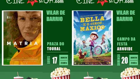 Proxecci&oacute;ns no concello de Vilar de Barrio para este xoves e o domingo.