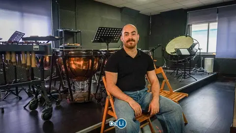 Ra&uacute;l P&eacute;rez &eacute; o novo director da Escola de M&uacute;sica da Limia (ESMULI). | FOTO: Noelia Caseiro.