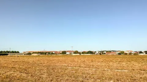 Xa esta tarde se rexistraron altas temperaturas nos campos do interior. | FOTO: Noelia Caseiro.