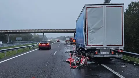 accidente A52 Sandi&aacute;s 20231030