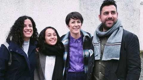 Noa Presas, Xaira Pena, Ana Pont&oacute;n e Marcos Nogueiras.