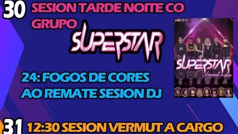 Cartaz das festas de Lampaza