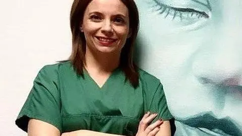 Mar&iacute;a Bel&eacute;n V&aacute;zquez, matrona en el hospital verinense.