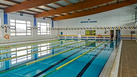 Instalaciones de la piscina climatizada de Xinzo.