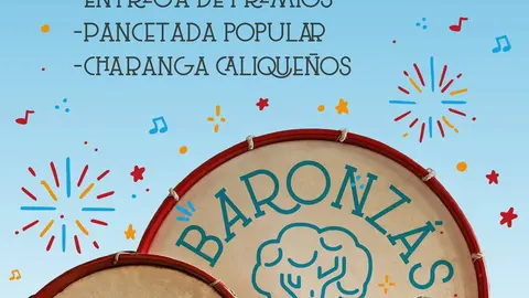 Cartel das festas de Baronz&aacute;s.