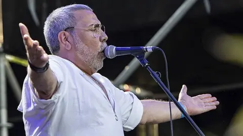 Juan Salazar en una de sus actuaciones.