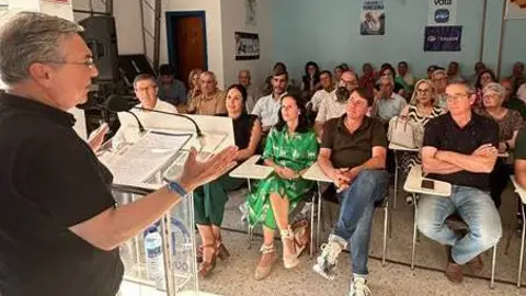 Luis Menor en Xinzo de Limia.