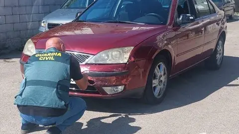 El autom&oacute;vil fue localizado en Xinzo de Limia este lunes 26 de agosto.
