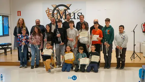 Masterclass de Rub&eacute;n Sime&oacute; en el Conservatorio de Xinzo de Limia.