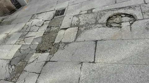 Fochanca no casco vello de Xinzo de Limia.