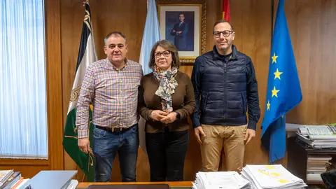 Amador D&iacute;az, &Aacute;ngeles Mart&iacute;nez e Germ&aacute;n Rodr&iacute;guez-Sa&aacute;.