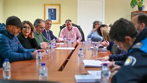 Xunta local de seguridade para o Entroido 2025.