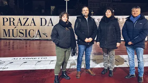 Mirian Opazo, Camilo Vila, Sonia Vidal e Manuel Pozo.