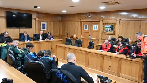 Reuni&oacute;n dos diferentes corpos de seguridade e Concello para levar adiante o Plan de Seguridade do Entroido 2025.