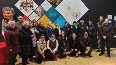 La Escuela Rural de Sa&uacute;de visit&oacute; el Museo Galego do Entroido en Xinzo de Limia.