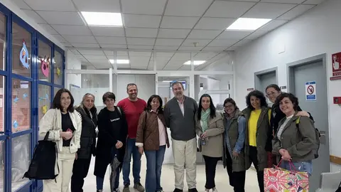 Membros de Loita Pedi&aacute;trica na despedida do Doutor Lu&iacute;s.