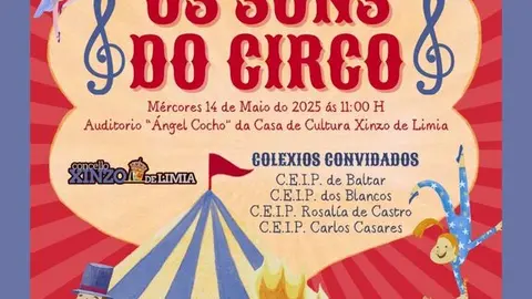 Concerto did&aacute;ctico "Os Sons do Circo" do CMUS Xinzo de Limia.