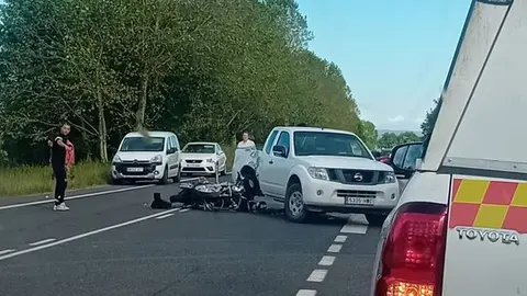Imagen tomada poco despu&eacute;s de la grave colisi&oacute;n registrada. | FOTO: Cedida.