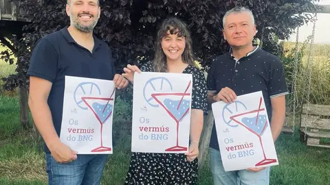 Camilo Vila, Miriam Opazo e Manuel Pozo.
