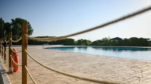 Piscina municipal del Concello de Xinzo de Limia.