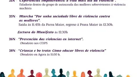 Programaci&oacute;n 25N - Concello de Xinzo de Limia
