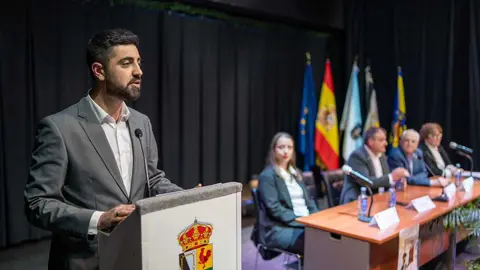El ya confirmado candidato de Democracia Ourensana en Xinzo de Limia, Marcos Argibay Gago.