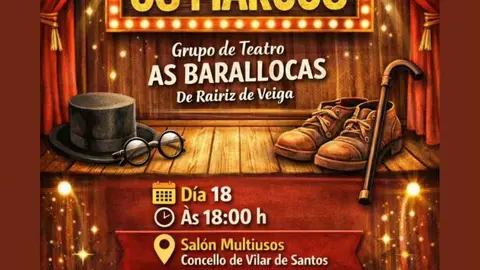 A comedia "Os Marcos" en Vilar de Santos.