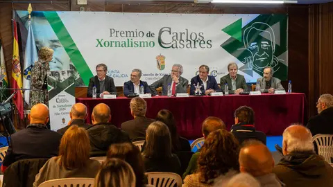 Premios de Xornalismo na pasada edici&oacute;n en Xinzo de Limia.