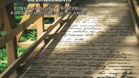 Cartel das xornadas "Cami&ntilde;os de Co&ntilde;ecemento e Experiencia".