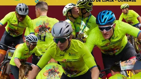 Cartel de las 3 Horas Resistencia Vila de Xinzo, prueba final del Circuito BTT Resistencia Deputaci&oacute;n de Ourense 2026, que se celebrar&aacute; el domingo 21 de junio.
