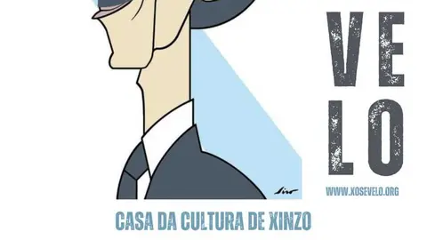 Cartel do programa cultural "Love Velo", que arranca este venres coa inauguraci&oacute;n dunha exposici&oacute;n na Casa da Cultura de Xinzo de Limia en homenaxe ao intelectual galego Xos&eacute; Velo.