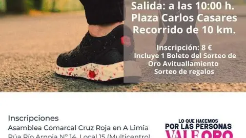 Cartel de la VII Andaina Solidaria organizada por la Cruz Roja.