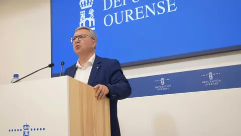 Luis Menor, Presidente da Deputaci&oacute;n de Ourense.