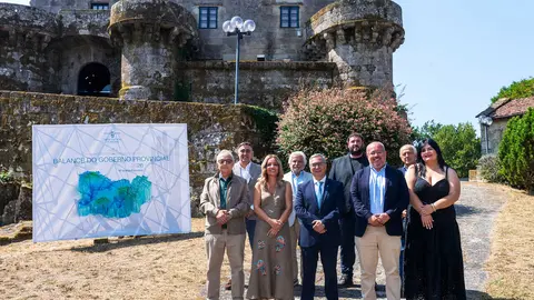 Luis Menor presentou no Pazo de Vilamar&iacute;n o balance dos tres primeiros anos de mandato &aacute; fronte da Deputaci&oacute;n de Ourense.