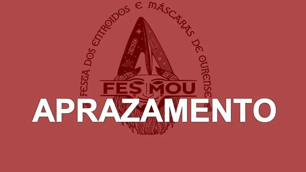Con esta imagen, la Asociaci&oacute;n de Amigos do Entroido Tradicional ha comunicado el aplazamiento del FESMOU.