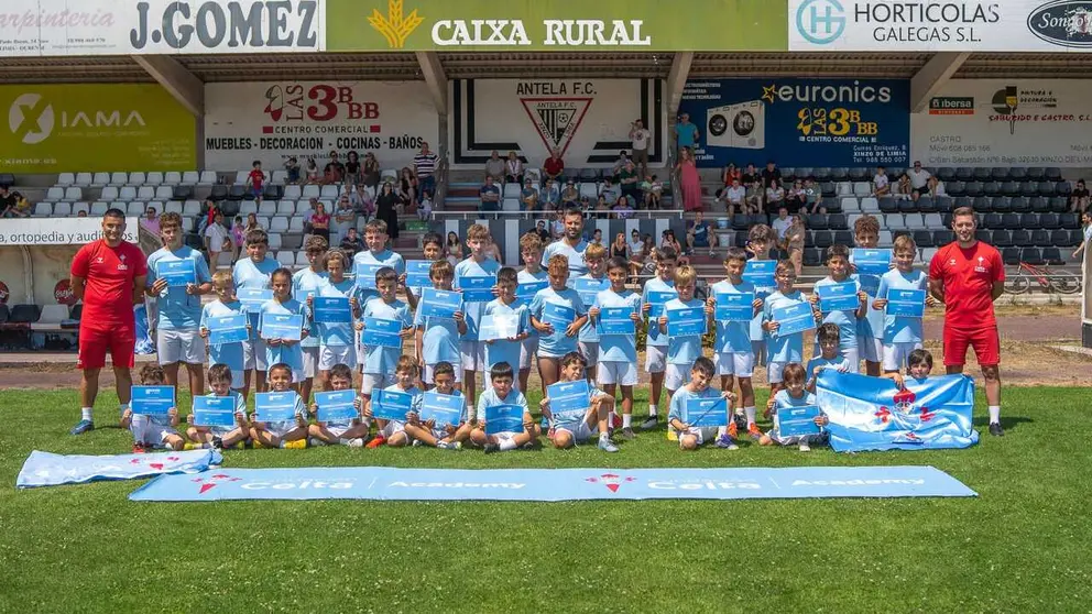 Participantes del Campus de Ver&aacute;n RC Celta en la edici&oacute;n 2025.