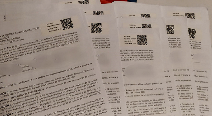 Campaña sinaturas contra a LAT do Larouco. Club Parapente Baltar. Stop Eólicos Xurés Celanova (2)
