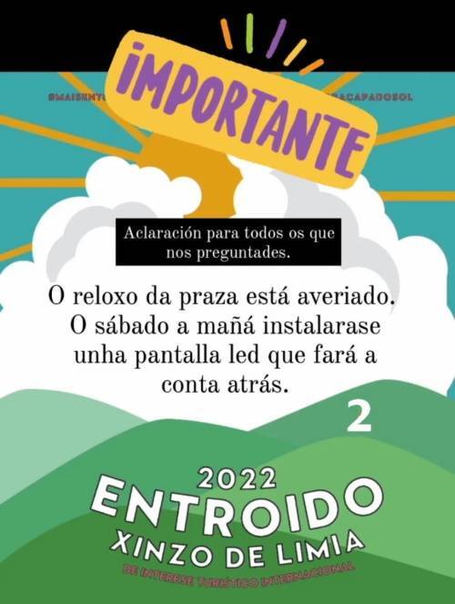 aviso reloxo
