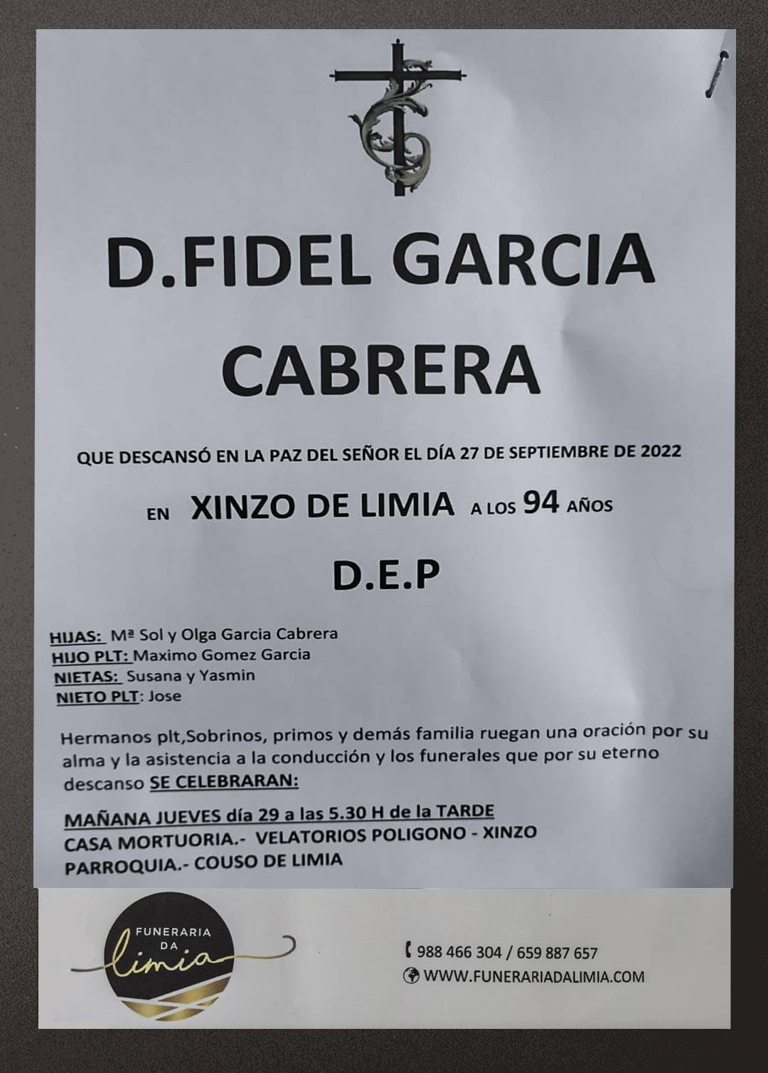 información  necrolóxica