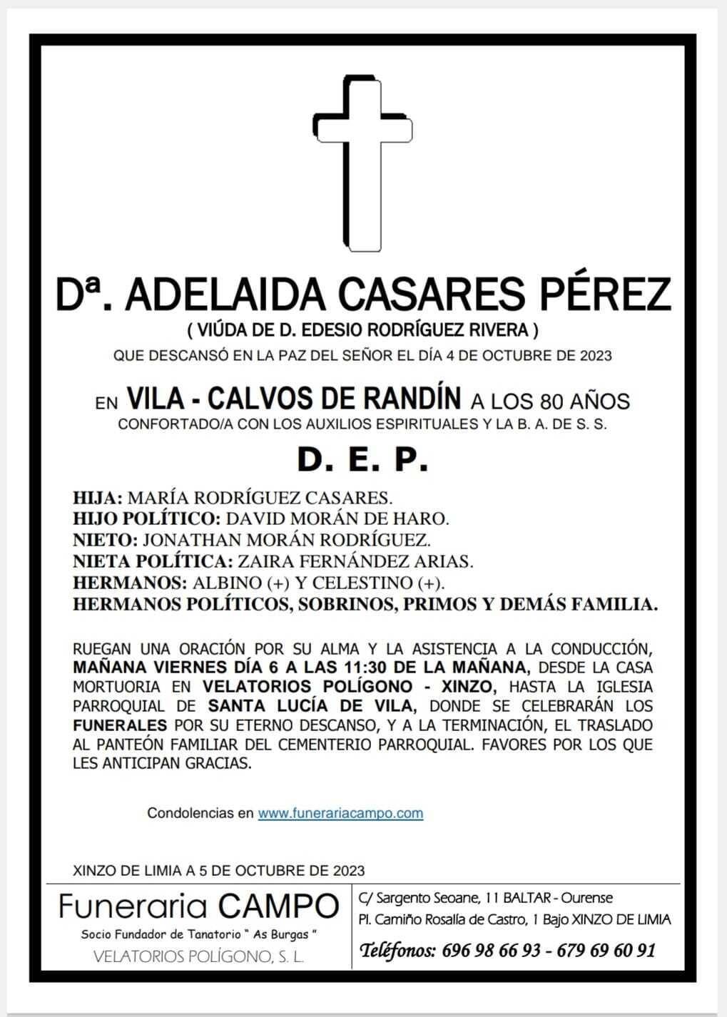 adelaida casares