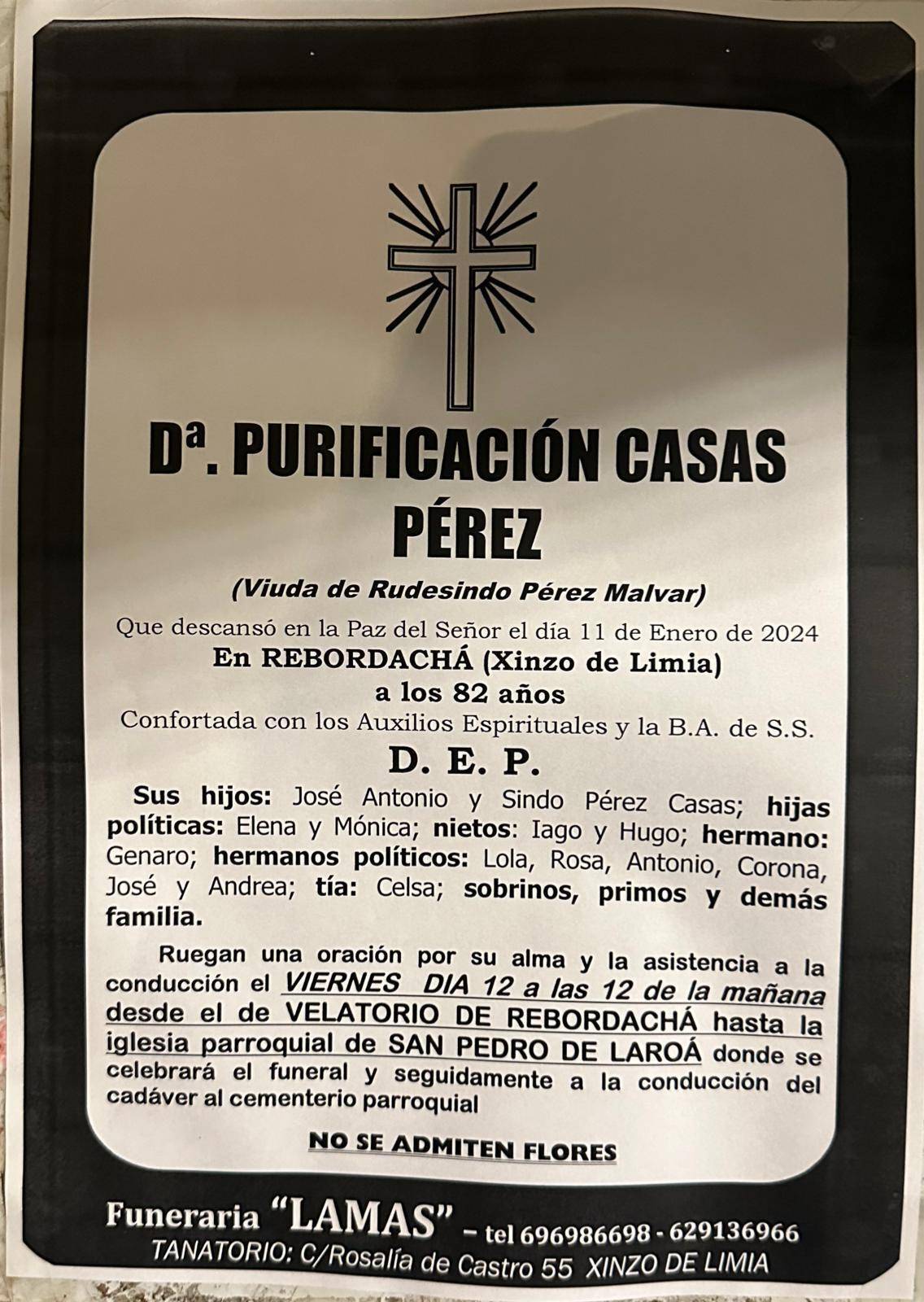 purificación casas