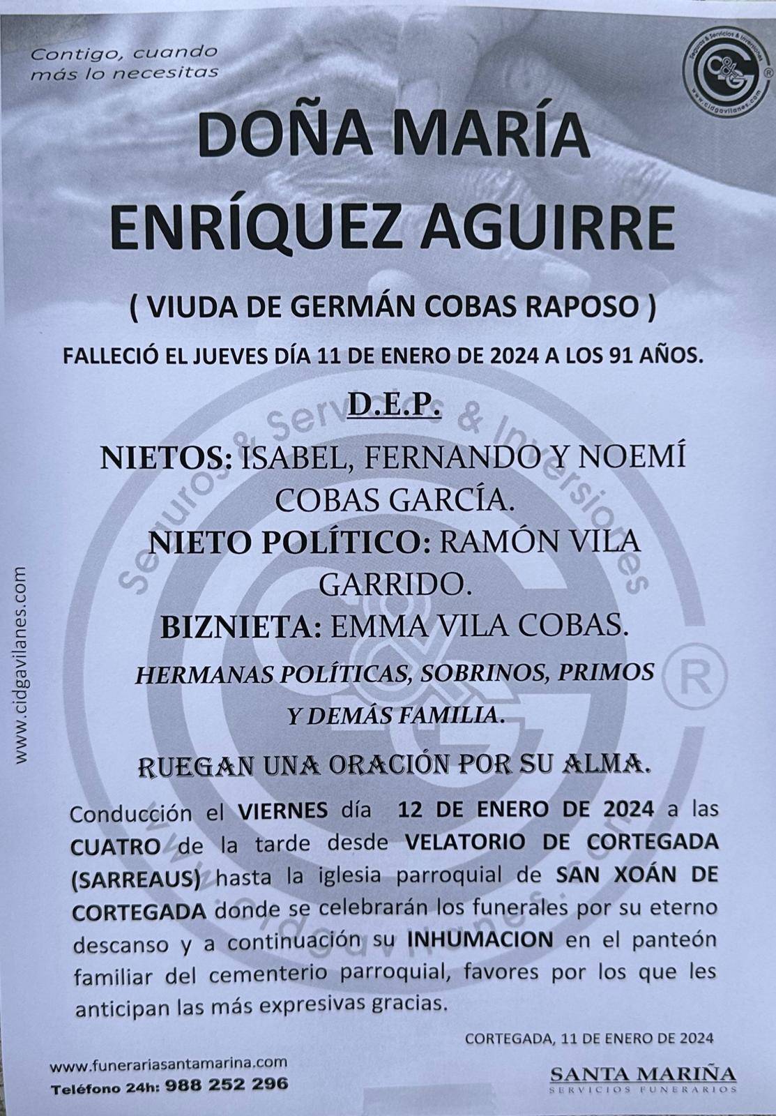María Enríquez Aguirre 