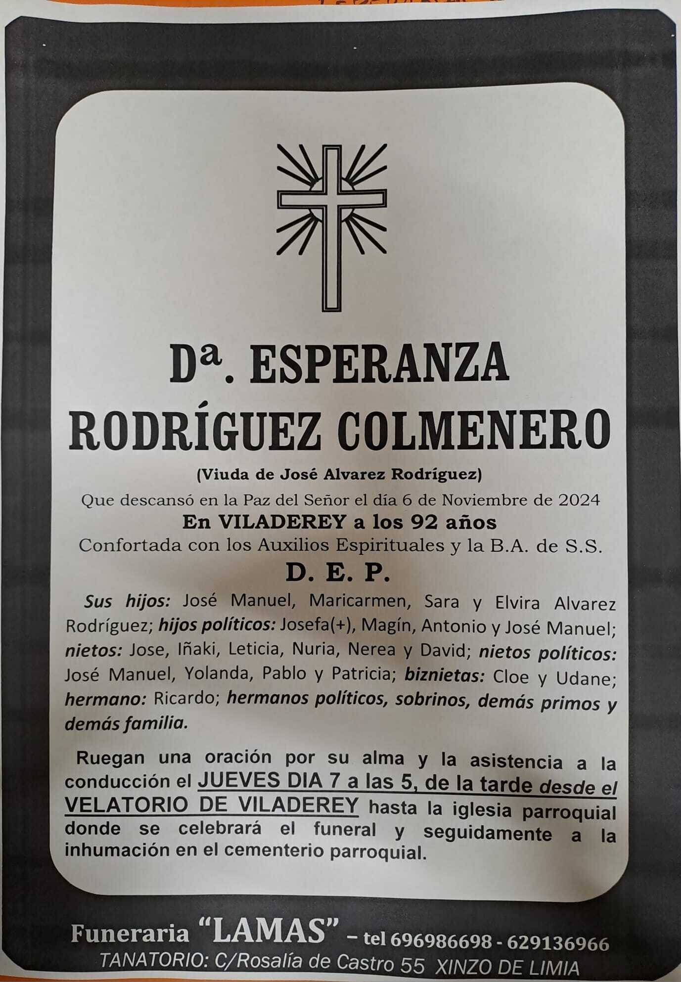 esperanza rodríguez colmenero