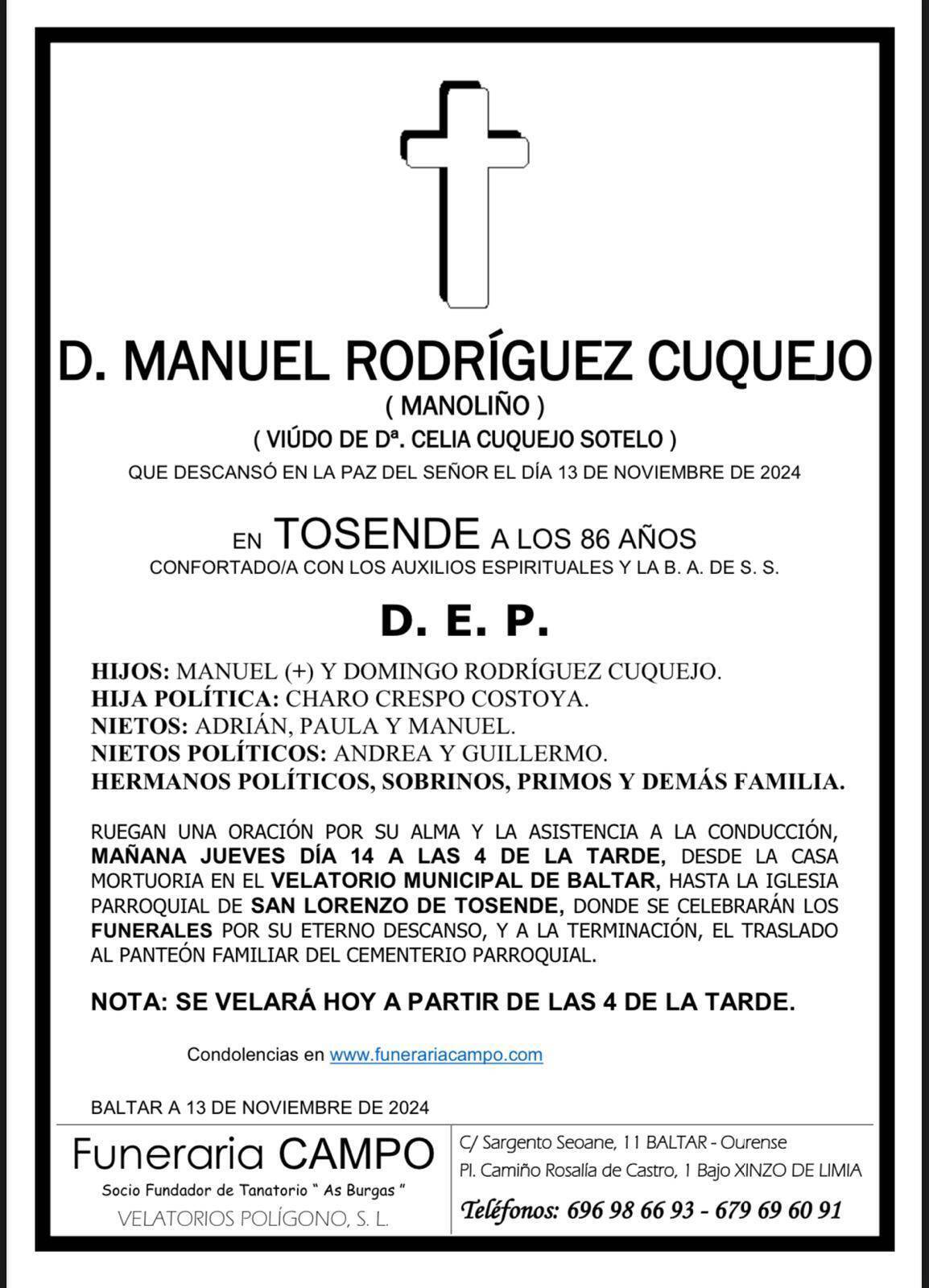 manuel rodríguez cuquejo