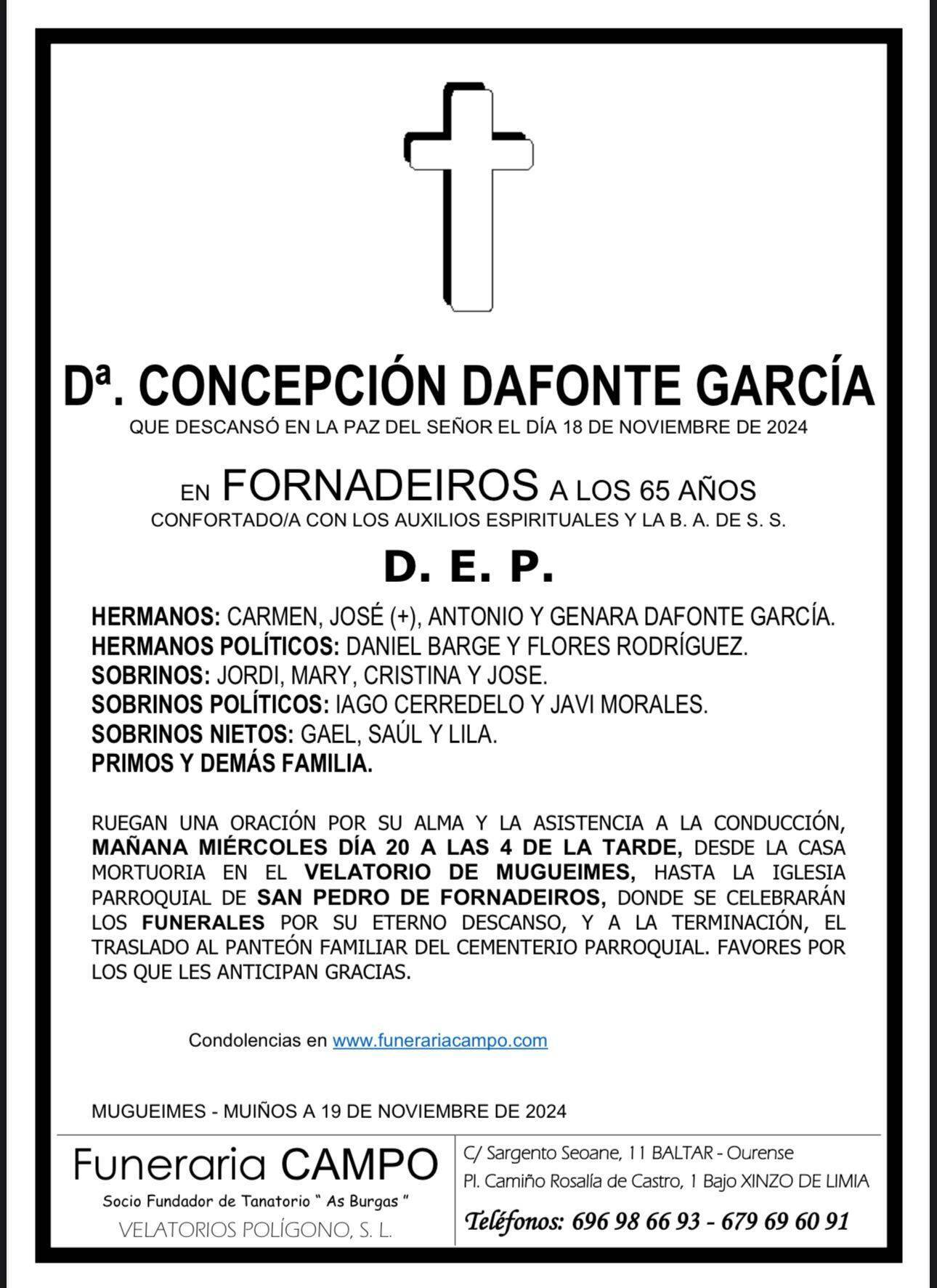 concepción dafonte garcía
